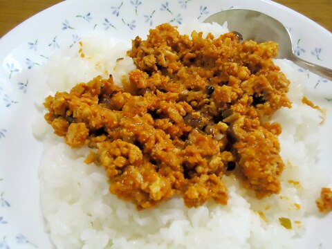 鶏ひきと高野豆腐のヘルシードライカレー